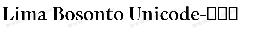 Lima Bosonto Unicode字体转换